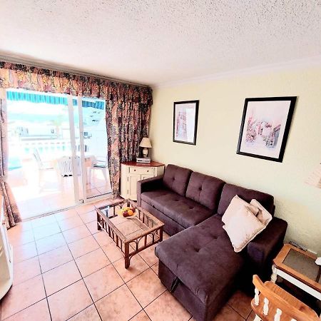 First Line Villa Floor Studio Apartment With Amazing Sea View Air Conditioned Just 50M From The Beach Costa Adeje  Kültér fotó