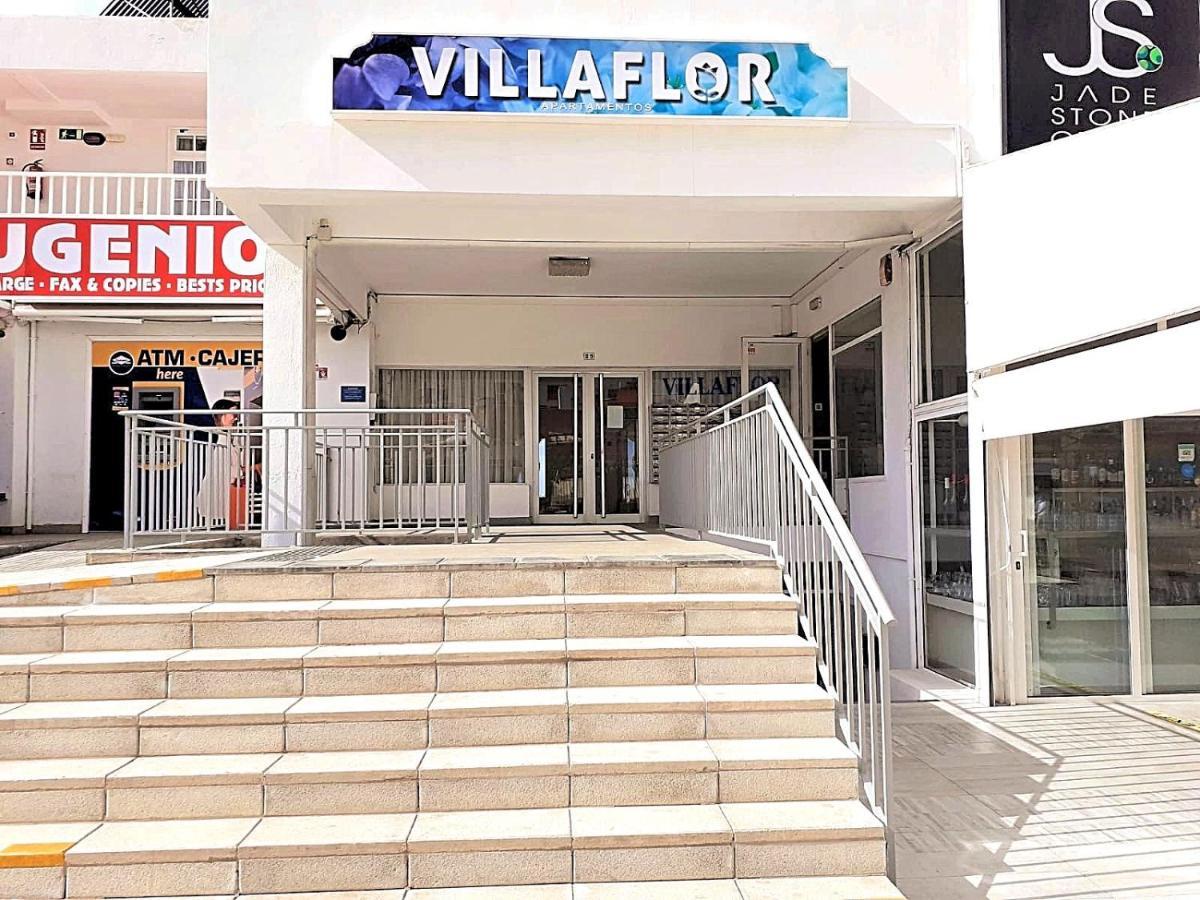 First Line Villa Floor Studio Apartment With Amazing Sea View Air Conditioned Just 50M From The Beach Costa Adeje  Kültér fotó
